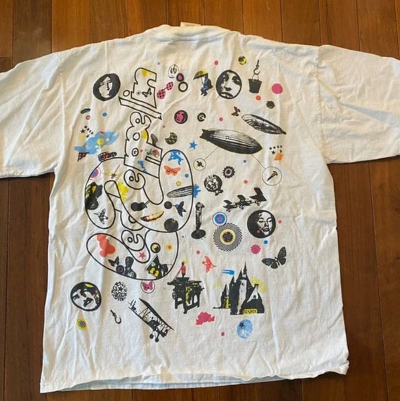 1999 Led Zeppelin Winterland All Over Print Shirt… - image 2