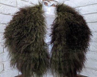 llama fur coat
