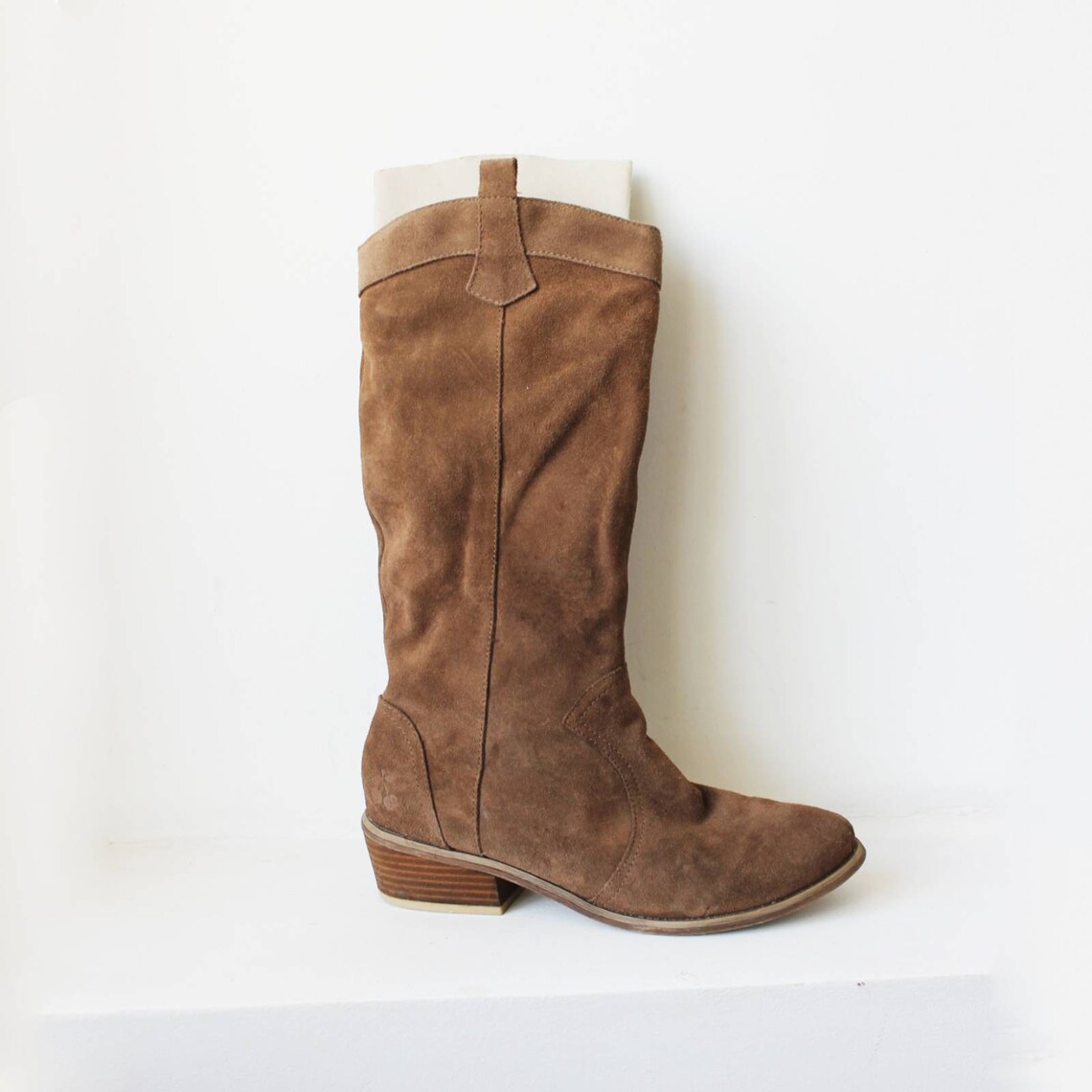 beige western booties