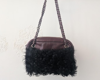 Vintage Sonia Rykiel Leather Tote Bag, Rhinestone Logo Buckle - Etsy
