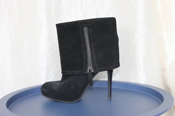 Steve Madden Ankle Boots Black Suede 