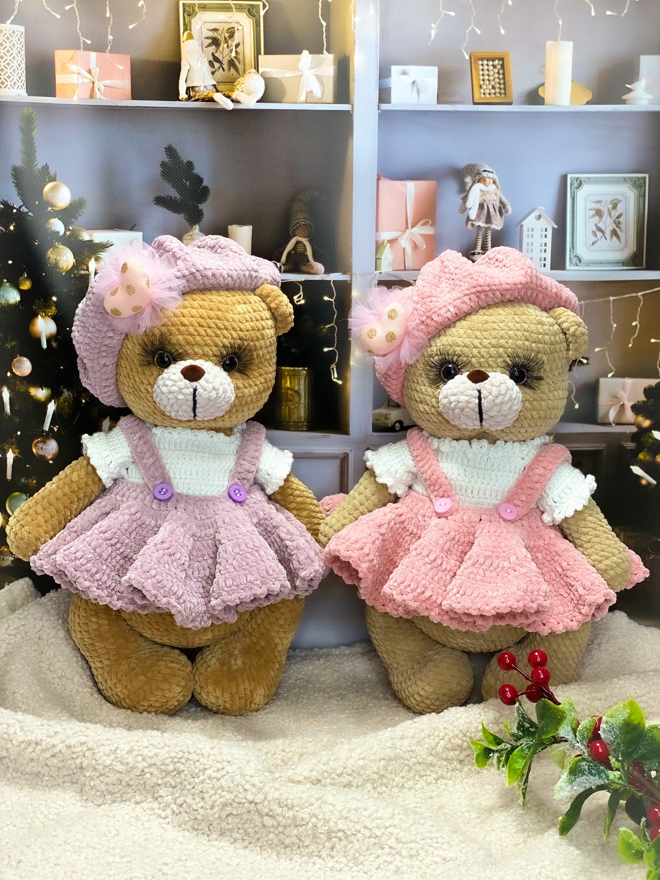 Teddy Bear Dress Crochet Pattern
