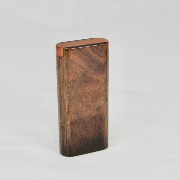 4 "classic walnut diamond wood dugout snap lock top met one hitter bat optie inclusief verzending