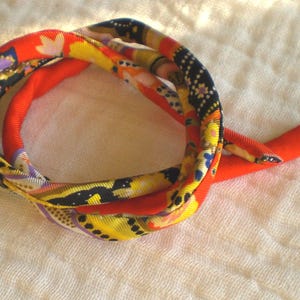 Armband aus Seide  Seidenarmband  Wickelarmband aus Seide  Armband aus Stoff  Wickelarmband aus Stoff(Rom)