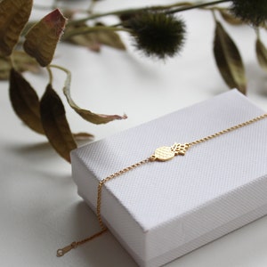 ABACAXI | Pulseira cheia de ouro 14k com abacaxi banhado a ouro 24K em prata 925 | Abacaxi | frutas | carta | Inicial | personalizável