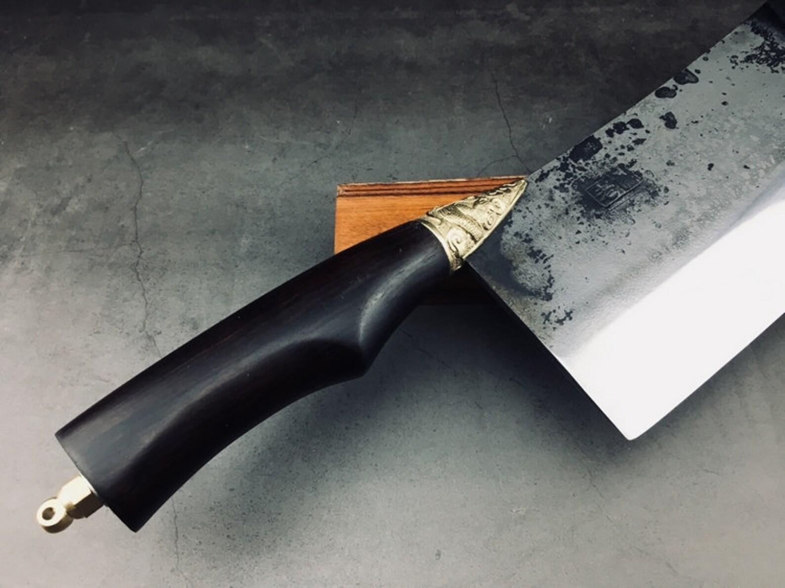 Manganese Steel Asian Meat Cleaver Chef Butcher Chopper Etsy