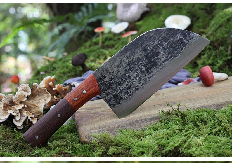 Handmade Kitchen Cleaver Chopper Professional Kitchen Chef Etsy