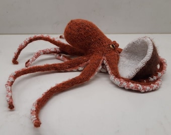 Octopus & coconut (knitting pattern)