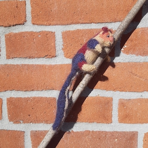 Malabar giant squirrel & guavas (knitting pattern)