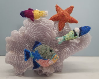 Caribbean reef fish (knitting pattern)