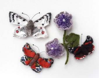 A flutter of butterflies (knitting pattern)