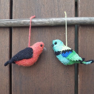 Tanagers: a knitting pattern book for in-house bird watching image 7