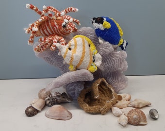 IndoPacific Reef Fish and bonus coral (knitting pattern)