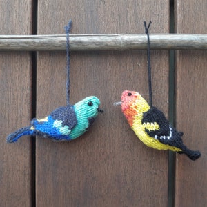 Tanagers: a knitting pattern book for in-house bird watching image 5