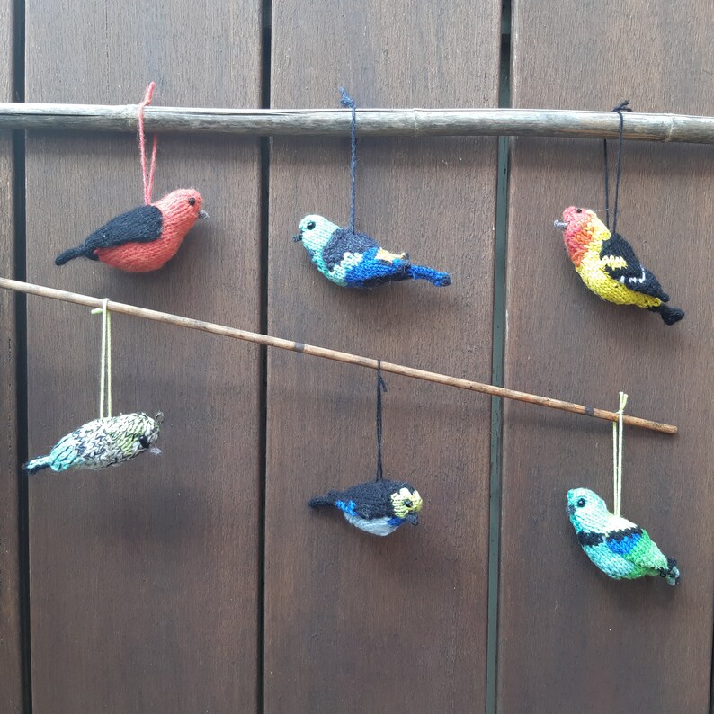 Tanagers: a knitting pattern book for in-house bird watching image 4