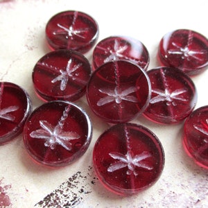 Libellula 2 esclusive perle di vetro ceche 17 mm fucsia trasparente argento bianco libellula Perline ceche originali tagliate da tavolo