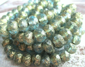 Perles Facettes Bohème Preciosa 4mm - Vert Opaque - Lot De 100 - Livraison Gratuite