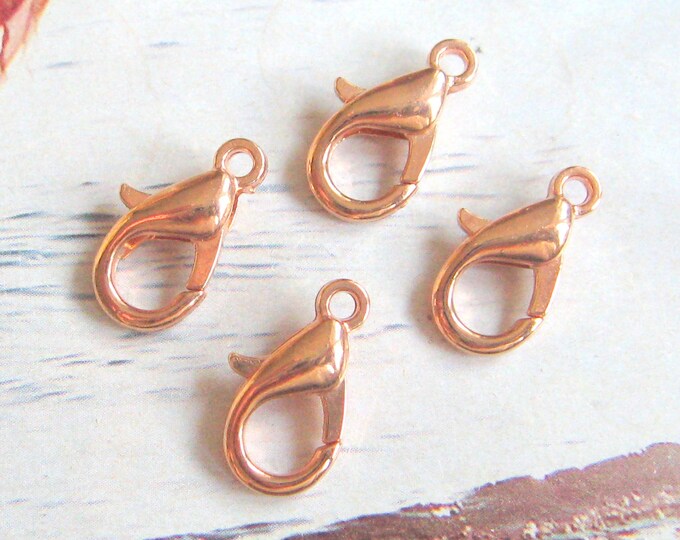 thumbnail image 2 of Sterling Silver Garnet S-Clasp Necklace Clasp / Hook - Two Designs, Choose Your Style 2 of 4