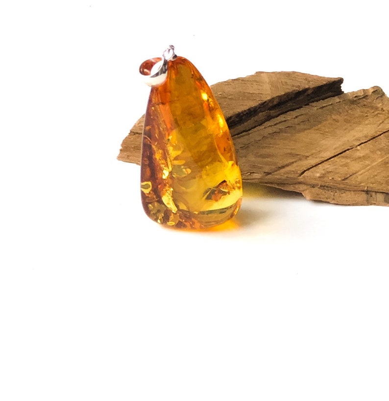 Large Natural Baltic Amber Pendant