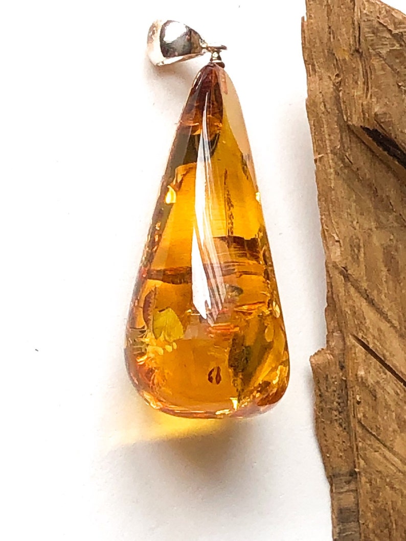 Large Natural Baltic Amber Pendant