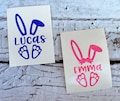 Custom Easter Basket Name Decal - Easter Personalized Name Decal - Easter Bunny Name Decal - Custom Easter Name Decal - Easter Bucket Decal