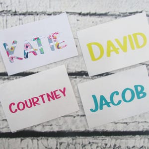 Vinyl Name Decal - Water Bottle Decal - Vinyl Name Sticker - Script Name Decal - Tumbler Decal - Personalized Sticker - Laptop Decal