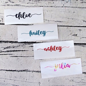 Custom Name Decals - Name Decal - Name Vinyl Decals - Label Decals - Name Tag - Name Sticker - Decal Sticker - Personalized Name Stickers