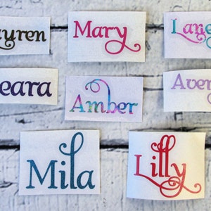 Vinyl Name Decal - Planner Sticker - Locker Decal - Car Decal - Laptop Decal - Tumbler Decal - Water Bottle Decal - Personalized Sticker