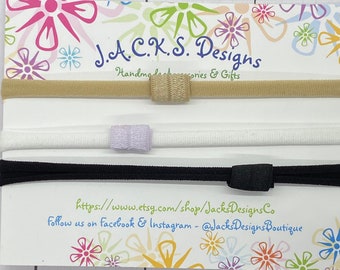 Headband adapter, headband, bow to headband converter, baby headband, nylon headband, toddler headband, set of headbands, bow headband