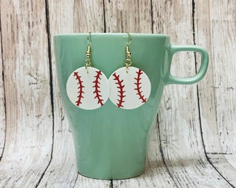 Baseball Earrings, Game Day Sports Fan Jewelry, Team Spirit Gift