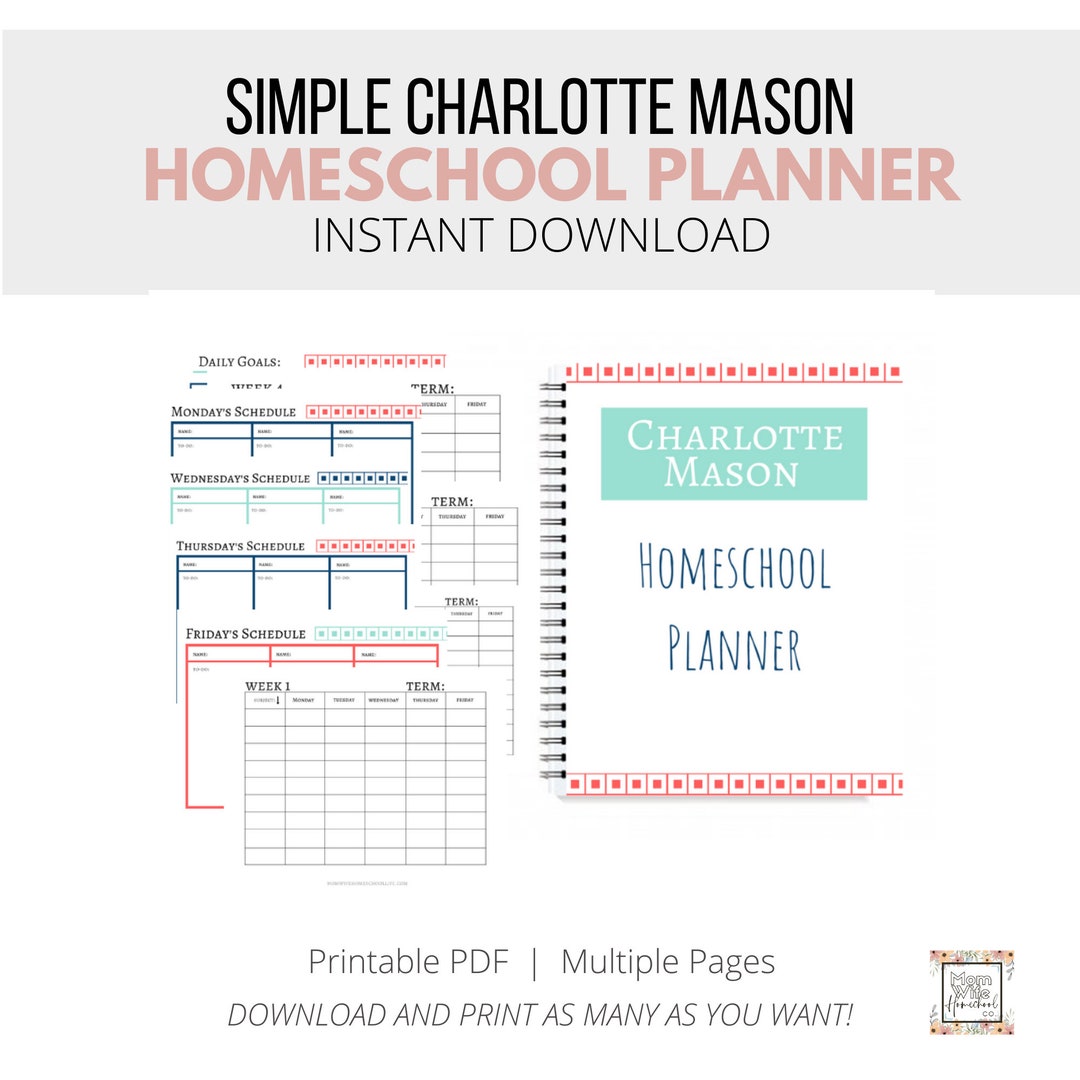 simple-charlotte-mason-planner-charlotte-mason-homeschooling-homeschool-planner-homeschool-printables-etsy