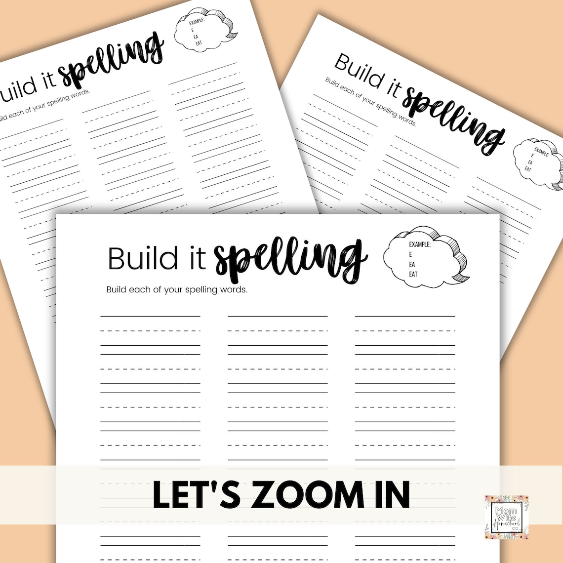 Spelling Practice Worksheets for Kids Homeschooling Worksheets Spelling ...