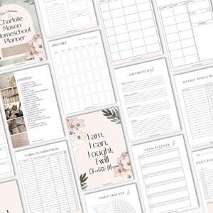 The Ultimate Charlotte Mason Homeschool Planner | Undated Homeschool ...