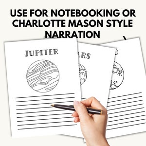 Solar System Notebooking Worksheets | Printable Science Notebook Pages ...