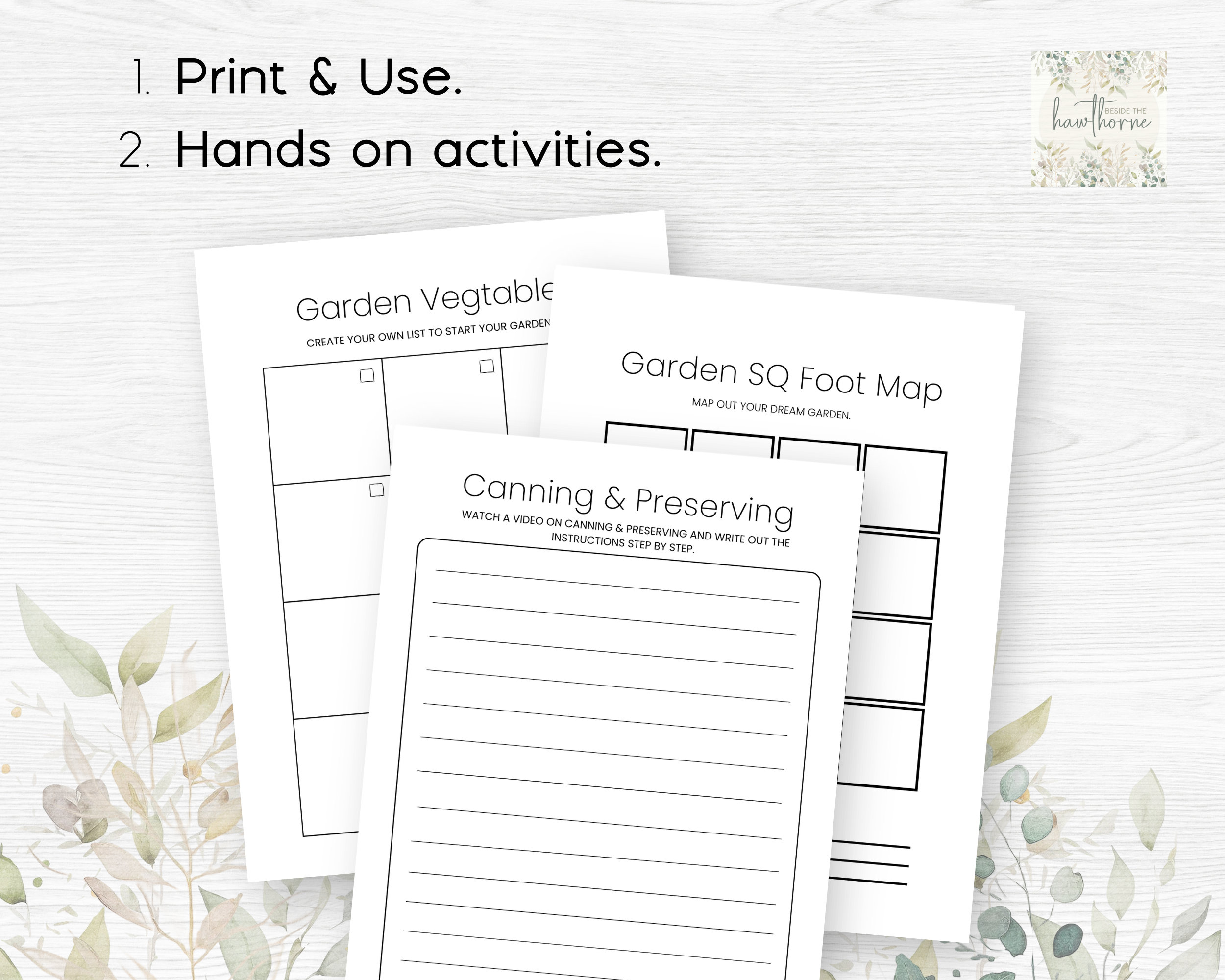Garden Nature Study Unit, Unit Study, Homeschool Curriculum, Homeschool ...