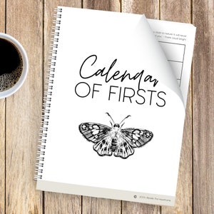 Charlotte Mason Kalender der Firsts, Naturstudie, Charlotte Mason Homeschool, Natur Logbuch, Natur Beobachtungskalender, printable PDF