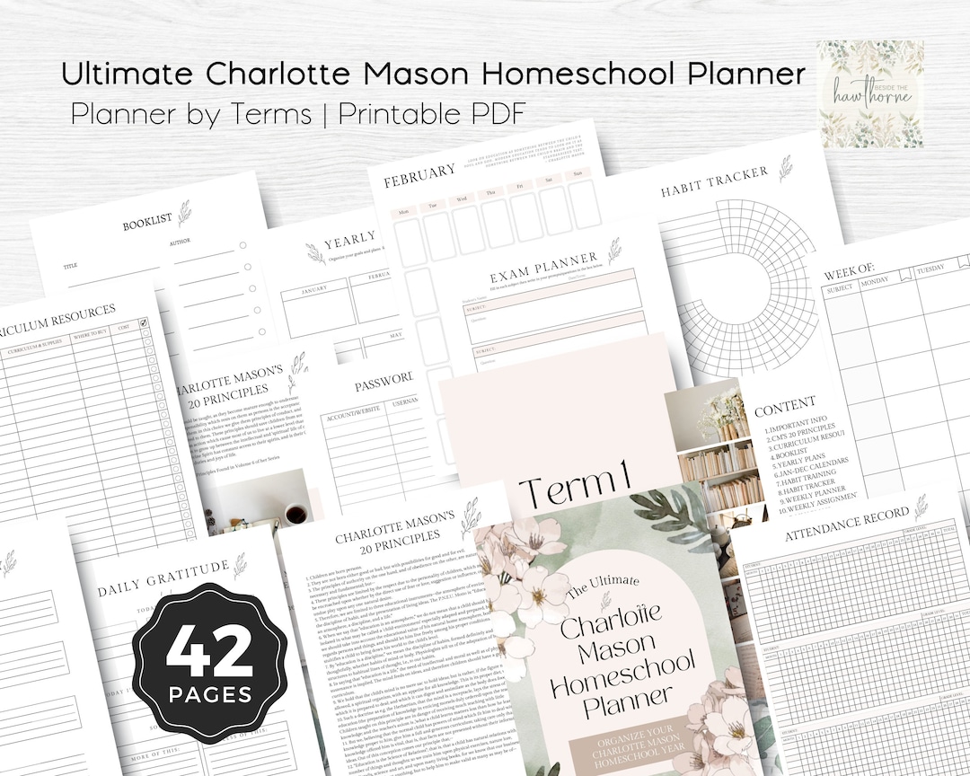 The Ultimate Charlotte Mason Homeschool Planner Undated Homeschool(02)