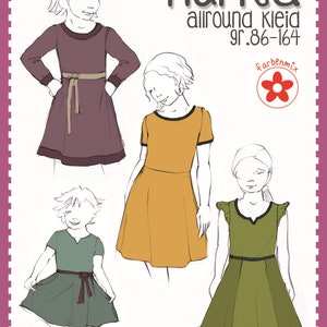 Pattern Nurita Dress Girl Bienvenido