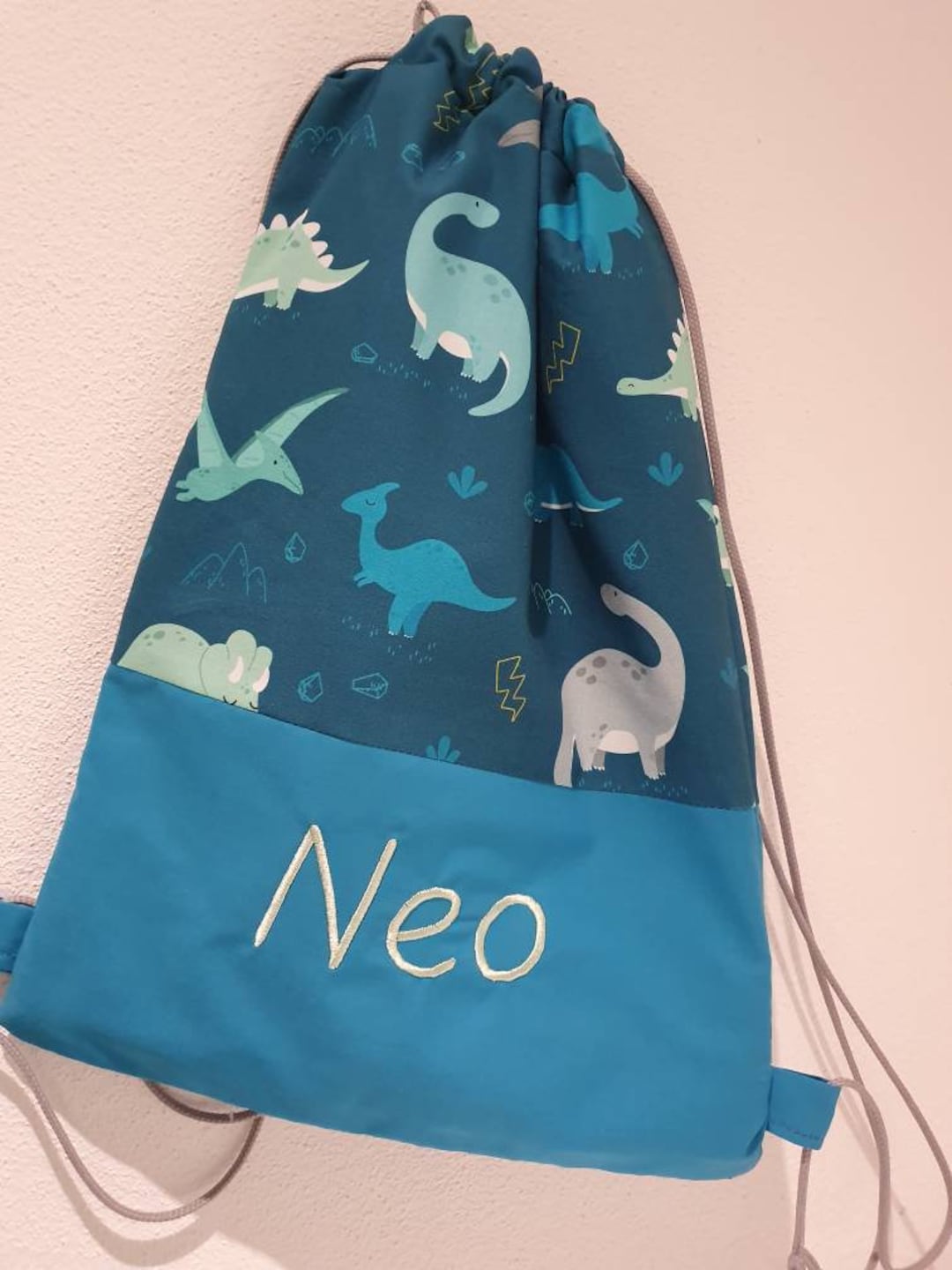 Gym Bag Embroidered With Names Different Colors Etsy