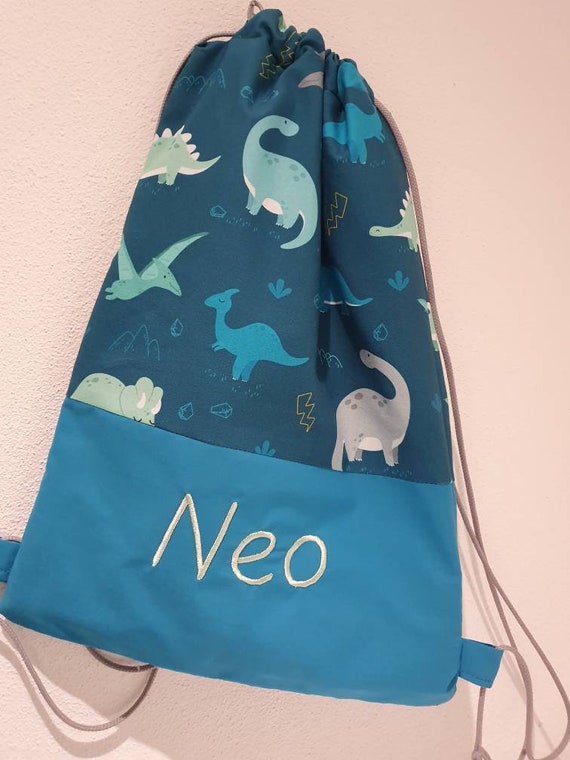 Gym Bag Embroidered With Names Different Colors Etsy