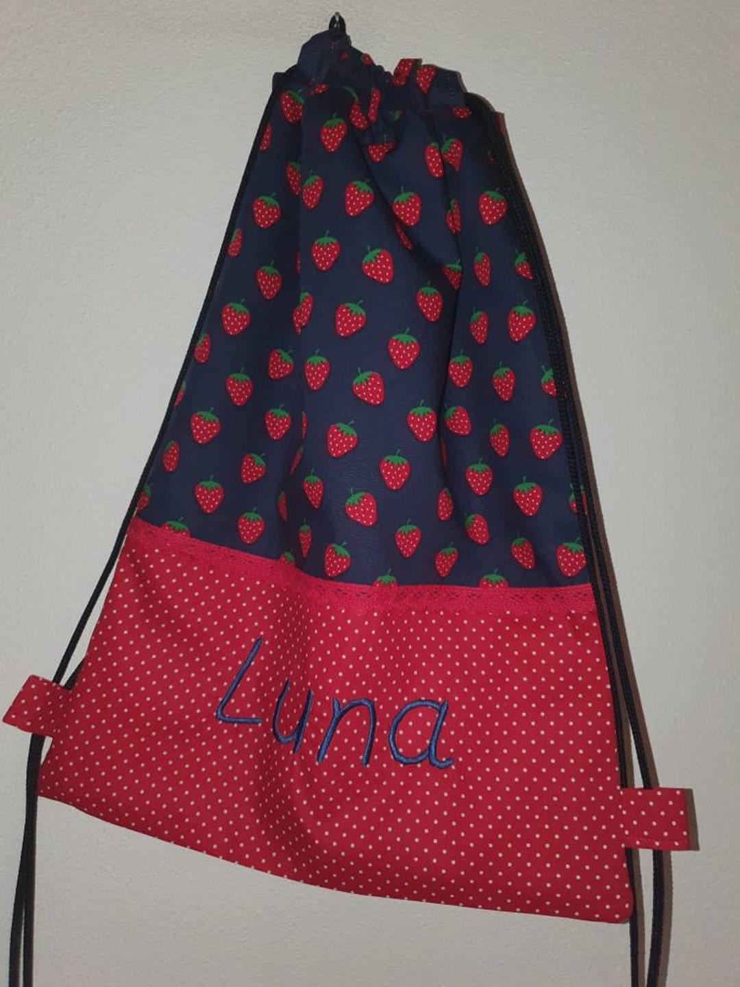 Gym Bag Embroidered With Names Different Colors Etsy UK