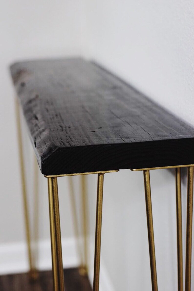 Hairpin Leg Table Table Wood Top Hairpin Leg Wood Table Etsy