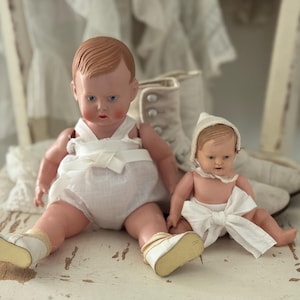 Ancienne Poupée Bébé Noir Minerval Germany 33 Cm, Années 1930