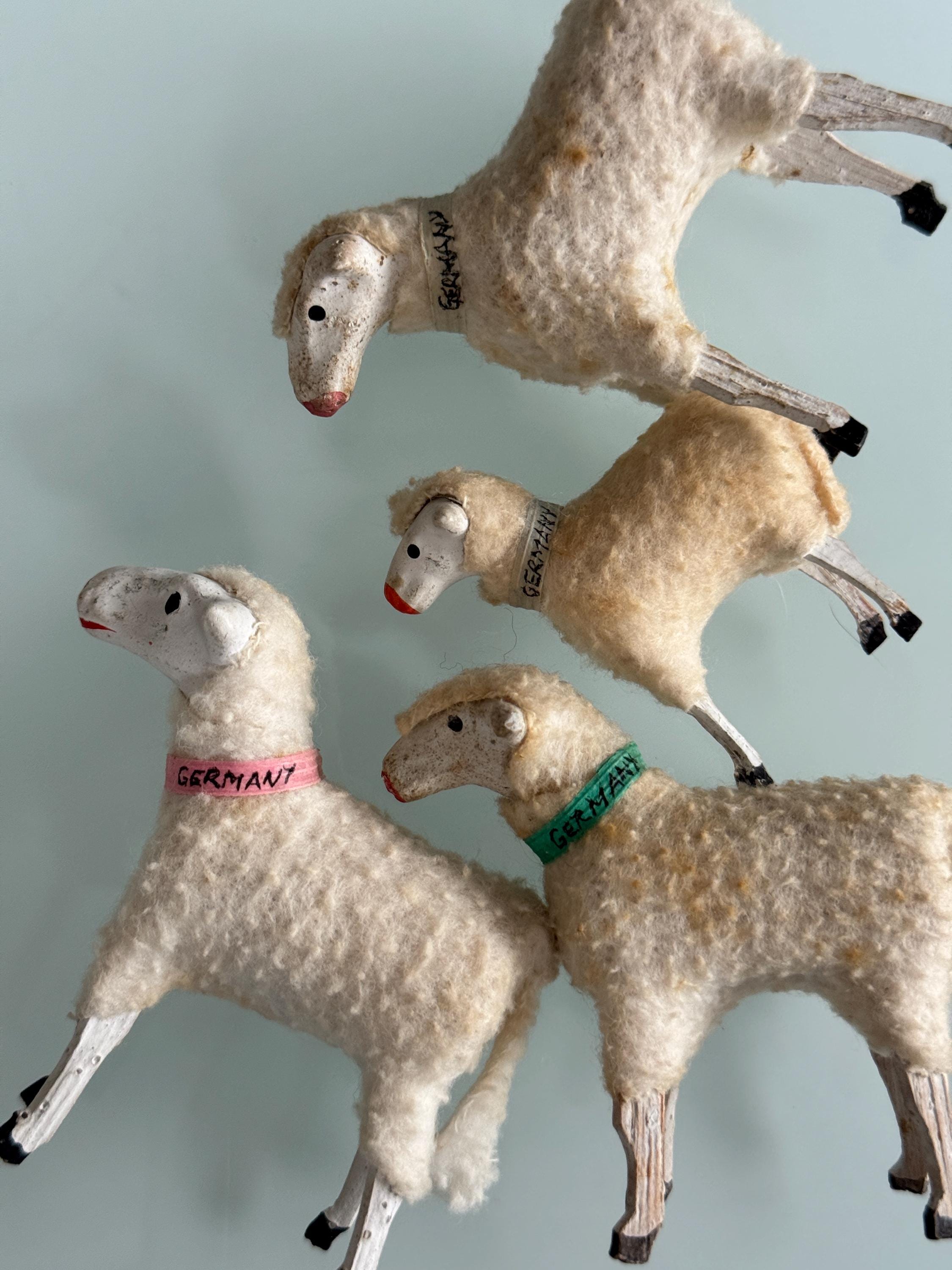 Antique putz sheep - Etsy 日本