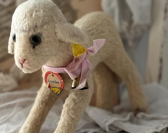 RARE! Original Vintage Steiff Lamb Sheep 