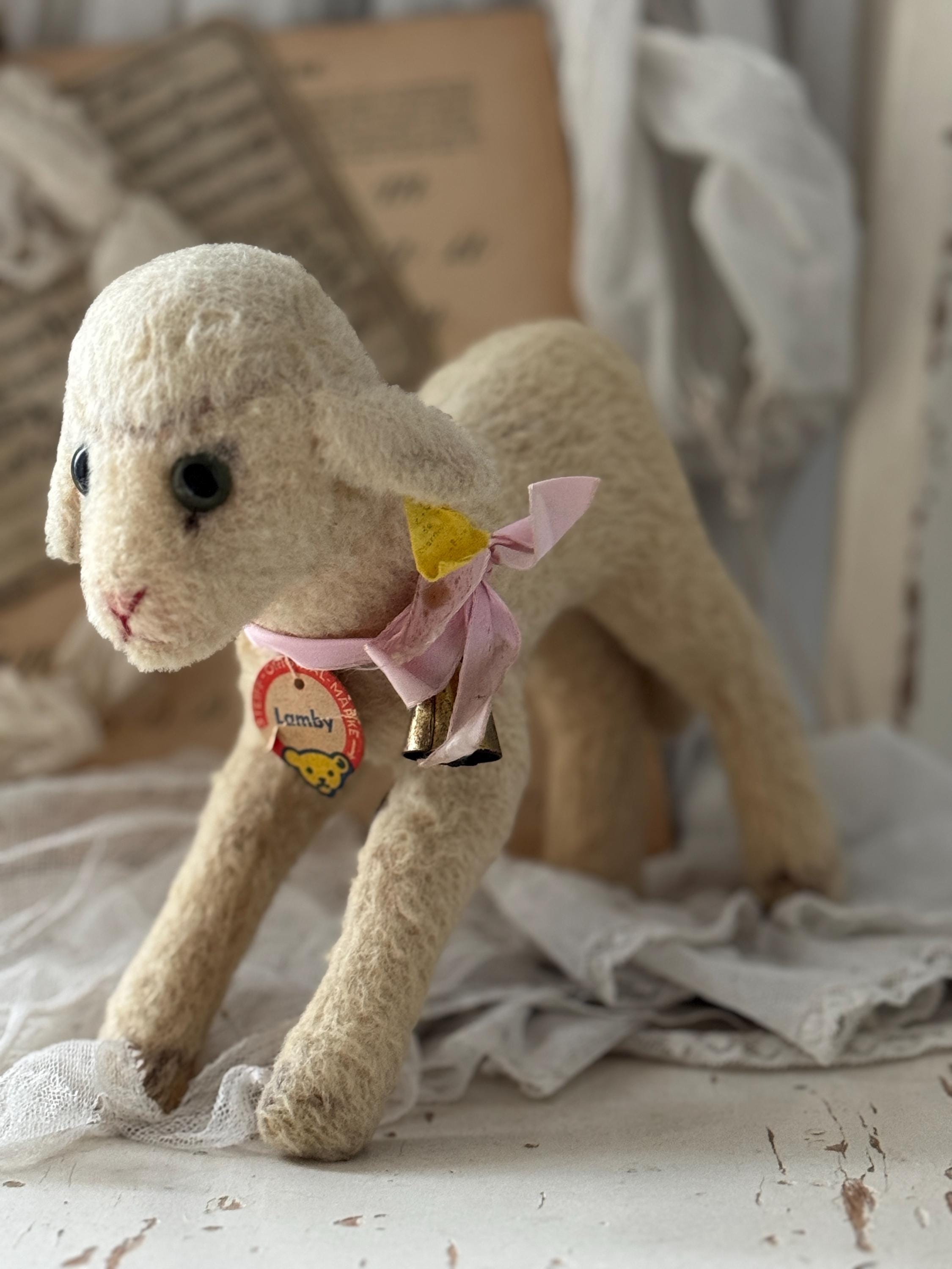 RARE! Original Vintage Steiff Lamb Sheep 