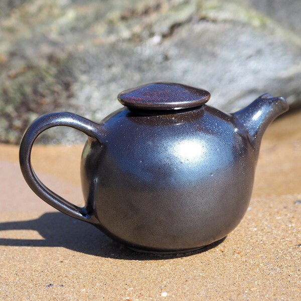 Stoneware Teapot - Etsy