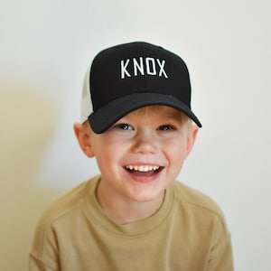 Personalized Embroidered Kids Toddler Mesh Trucker Hat