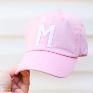 Custom kids letter hat toddler hat personalized kids hat adult custom hat toddler hat personalized kids hat kids baseball hat image 1