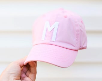 Custom kids letter hat | toddler hat | personalized kids hat | adult custom hat | toddler hat | personalized kids hat | kids baseball hat